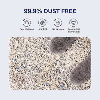 Eco Friendly Rapid Absorption Strong Clumping Low Dust Tofu Bentonite Mixed Cat Litter