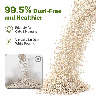 Buen precio Arena para Gatos de Tofu con Gránulos Finos, Excelente Aglomeración y Producción Controlada En línea