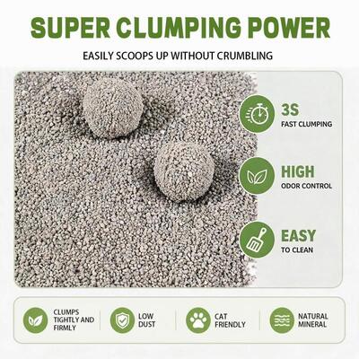 Premium Sodium Bentonite Fast Clumping Strong Absorption Low Dust Wholesale Bentonite Cat Litter