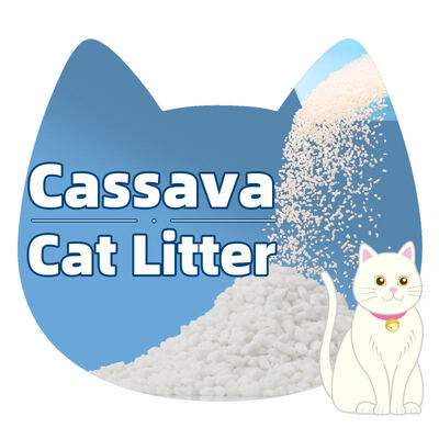 Natural Plant Fiber Fast Clumping Odor Control Low Dust Wholesale Supply Cassava Cat Litter