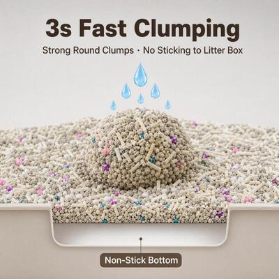 High Absorption Tofu Bentonite Low Dust Firm Clumping Natural Deodorizing Wholesale Supply Mixed Cat Litter