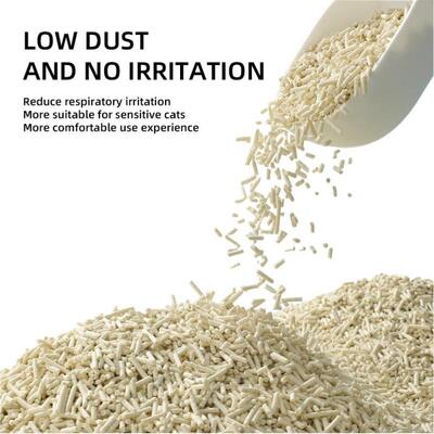 Soybean Fiber Low Dust Strong Clumping Natural Deodorizing Tofu Cat Litter