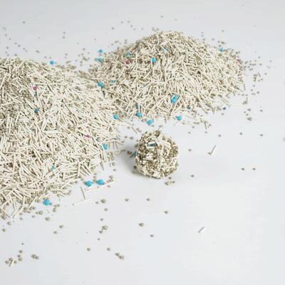 Eco-Friendly Mixed Formula Fast Clumping High Absorption Low Dust Easy Cleaning Tofu Bentonite Mixed Cat Litter