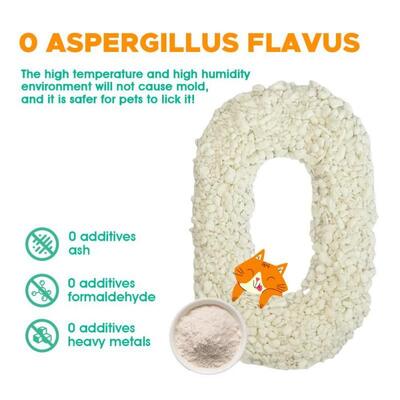 Fast Clumping Low Dust Strong Odor Control Natural Plant Based Cassava Cat Litter