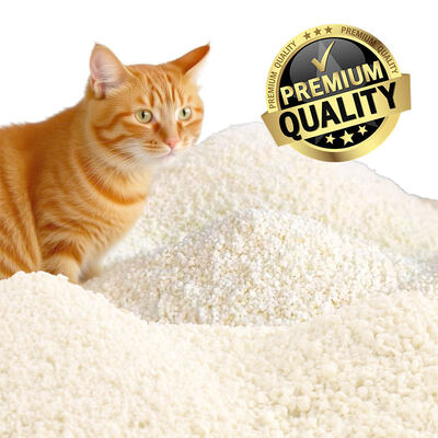 Strong Odor Control Rapid Clumping Natural Starch Eco-Friendly Cassava Cat Litter